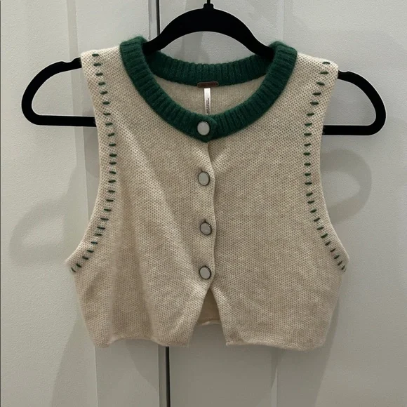 Free People Sammi Cashmere Vest - Size Small - Picture 1 of 4